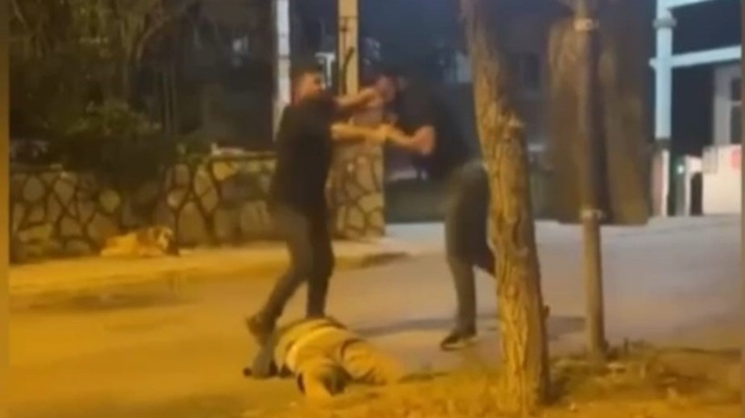 İstanbul'da tekmeli yumruklu sinyal verme kavgası