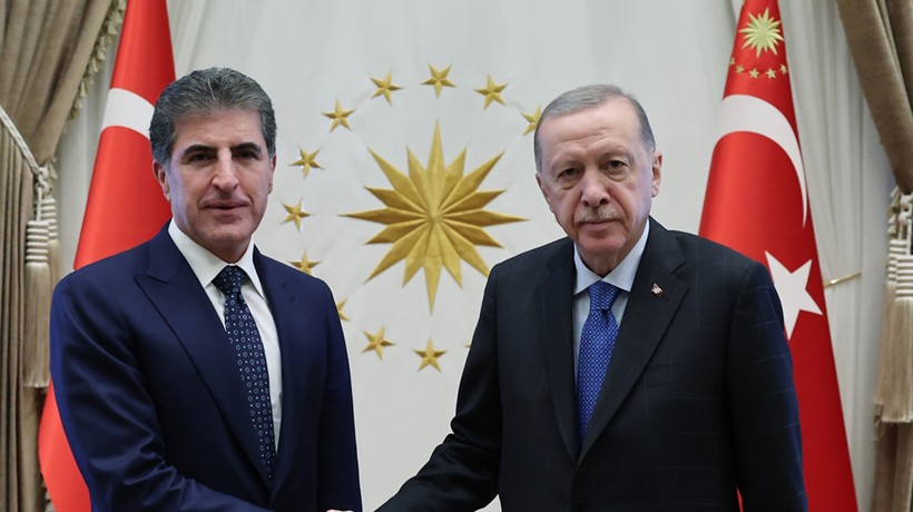 Cumhurbaşkanı Erdoğan - Neçirvan Barzani görüşmesi sona erdi! İlk açıklama