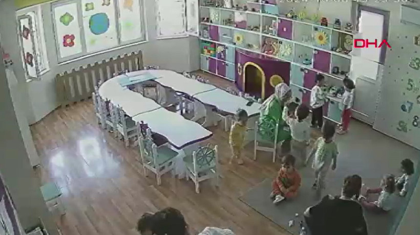 Gaziantep'te kreşte dehşet! 21 aylık uyuyan bebeği tokatladı