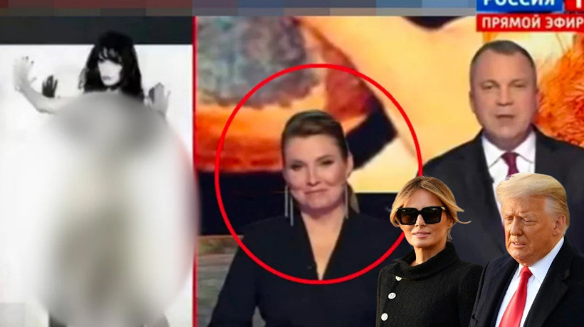 Bel altı vurdular! Rus devlet kanalı Donald Trump'ın eşi Melania Trump'ın çıplak fotoğraflarını yayınladı