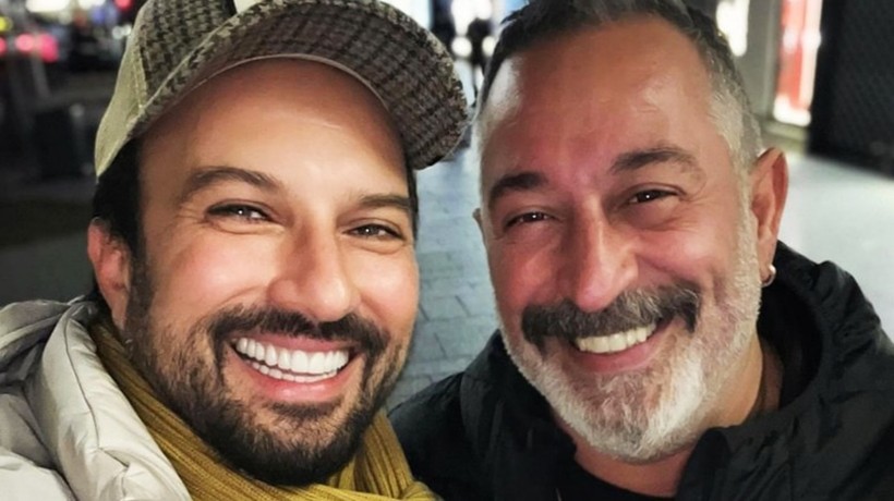 Tarkan eşiyle birlikte Cem Yılmaz'ın gösterisinde: Bir araya geldiler