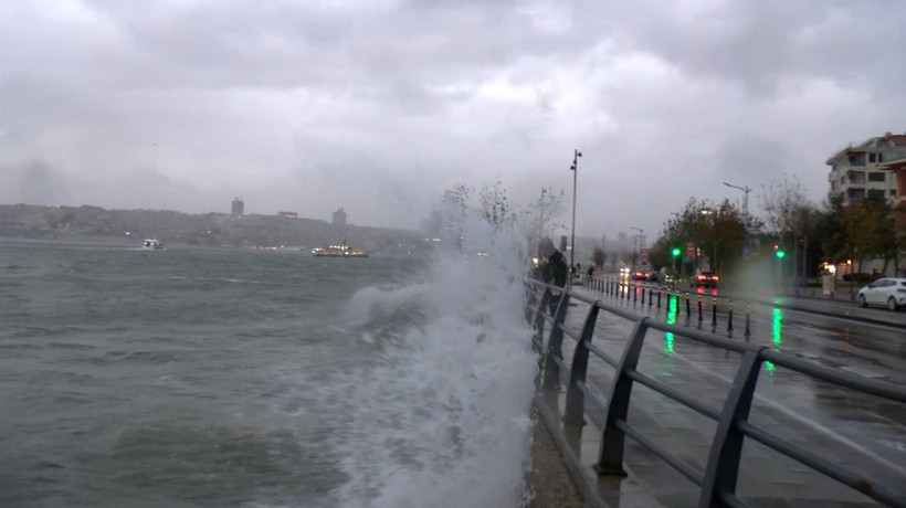 Meteoroloji uyarmıştı! İstanbul'u lodos vurdu: Ağaçlar devrildi, çatılar uçtu, uçaklar havada kaldı