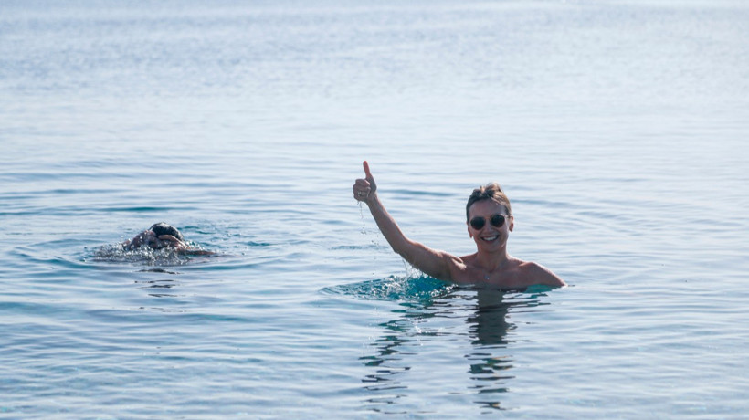 Antalya'da kasım sonunda deniz keyfi