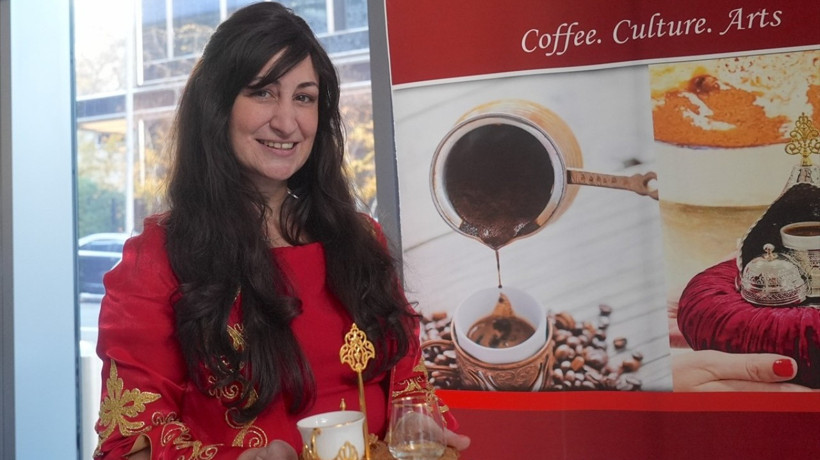 New York Türkevi'nde, Dünya Türk Kahvesi Günü dolayısıyla kahve sunumu yapıldı