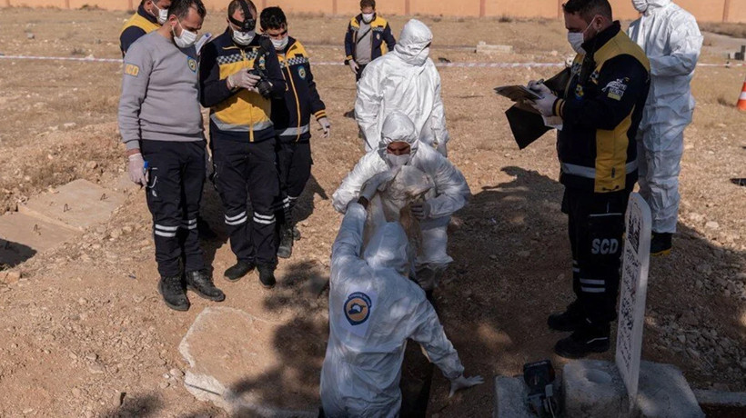 Şam'daki ilaç deposunda ceset kalıntıları bulundu, içlerinde çocuklar da var