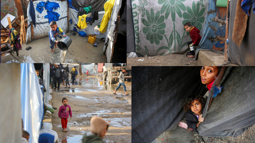 İnsanlığın bittiği nokta: Gazze'de aşırı soğuktan ölenlerin sayısı 7'ye çıktı