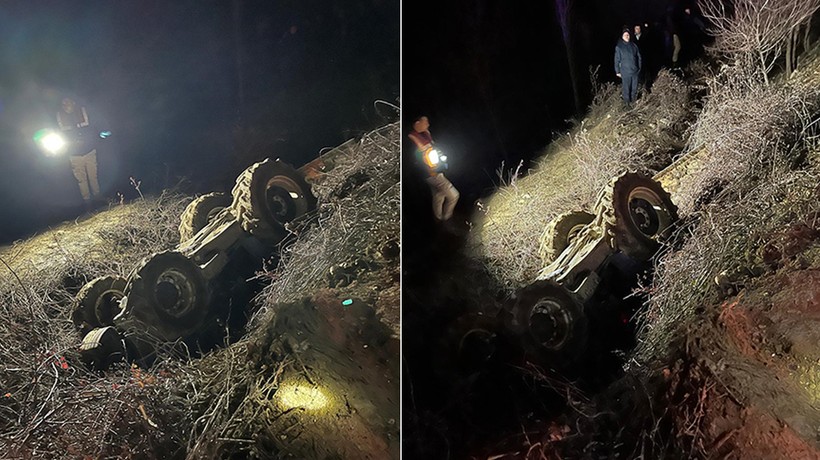 Antalya'da 14 yaşındaki sürücünün kullandığı traktör devrildi: 2 ölü