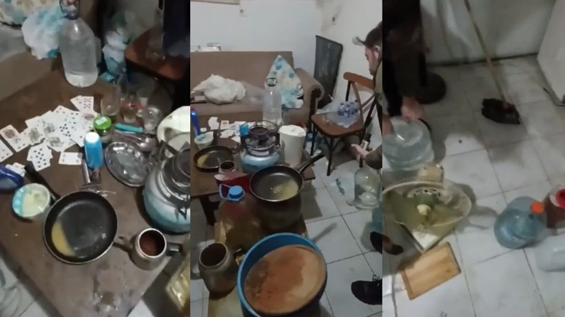 Sahte içki üretimi yapılan depoya baskın! Mide kaldıran pislik yuvası görüntülendi