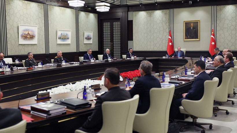 Cumhurbaşkanı Erdoğan başkanlığında toplanan yılın ilk MGK'sı sona erdi