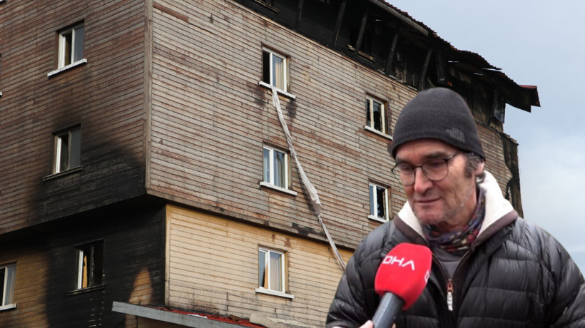Bolu’daki otel yangınında çarşafları birbirine bağlayan adam konuştu: Kimse önce ben ineceğim demedi