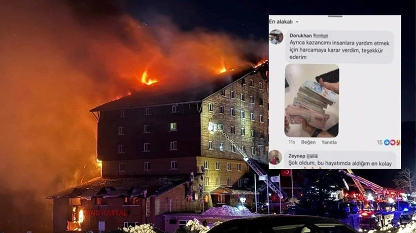 Kartalkaya'daki otel yangını yasa dışı bahisçilerin reklam malzemesi oldu: Ben buradan kazanıyorum sen de dene