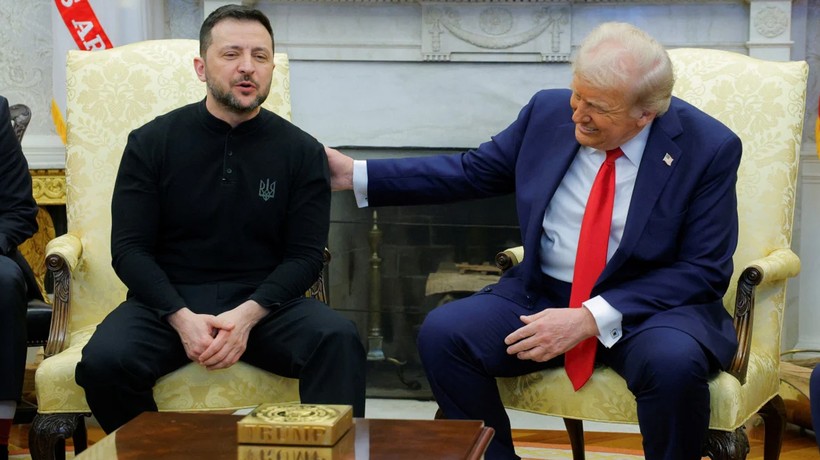 Beyaz Saray'da Trump ile Zelensky birbirine girdi