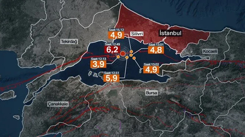 İstanbul'un jeofizik haritası: İşte en riskli ilçeler
