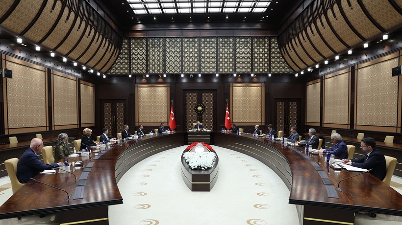 Cumhurbaşkanı Erdoğan, Cumhurbaşkanlığı Politika Kurullarının başkanvekillerini kabul etti