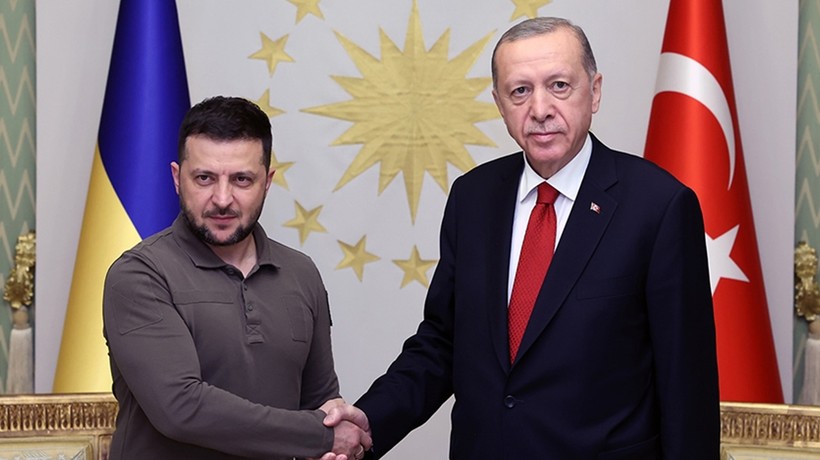 Cumhurbaşkanı Erdoğan, Ukrayna Devlet Başkanı Zelenski ile görüştü