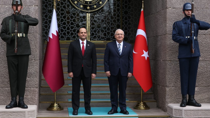 Milli Savunma Bakanı Güler, Katarlı mevkidaşı Al Sani ile bir araya geldi