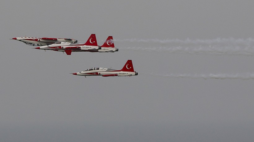 SoloTürk ve Türk Yıldızları'ndan Samsun'da prova uçuşu