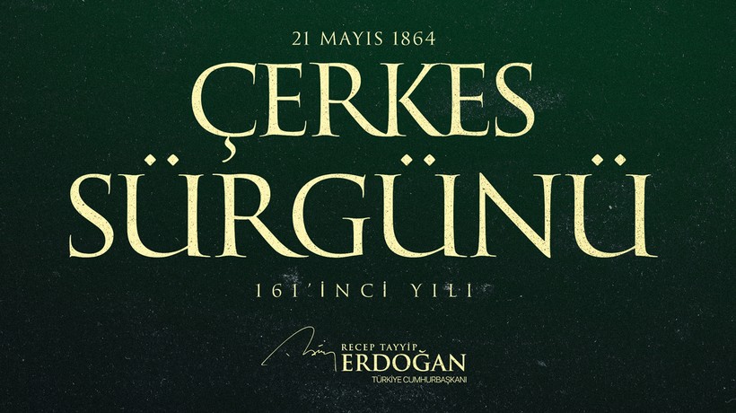 Cumhurbaşkanı Erdoğan'dan 'Çerkes Sürgünü' paylaşımı