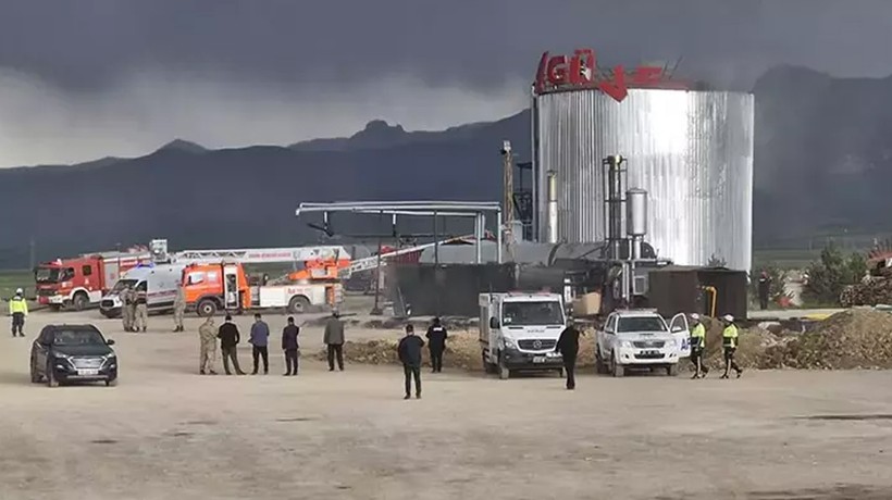 Erzurum'da asfalt üretim tesisinde gaz sıkışması kaynaklı patlama: 1 ölü, 1 yaralı