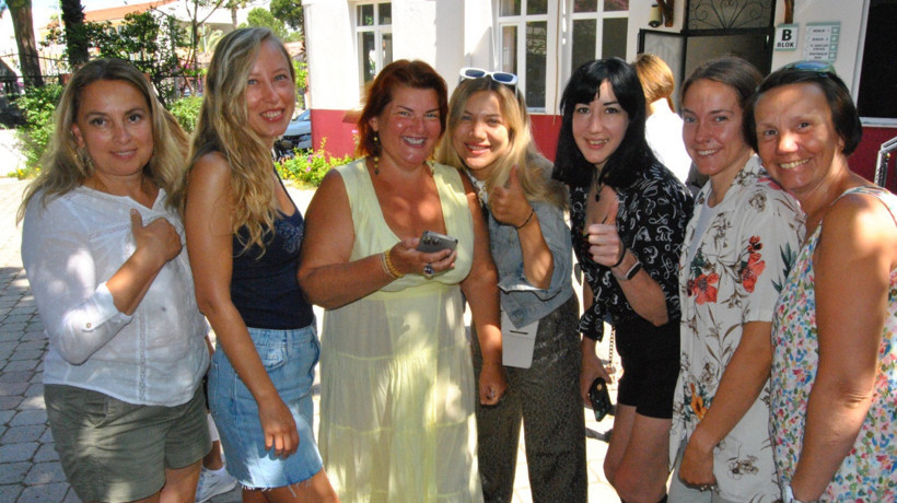 Fethiye'nin yabancı gelinleri Türkçe öğreniyor