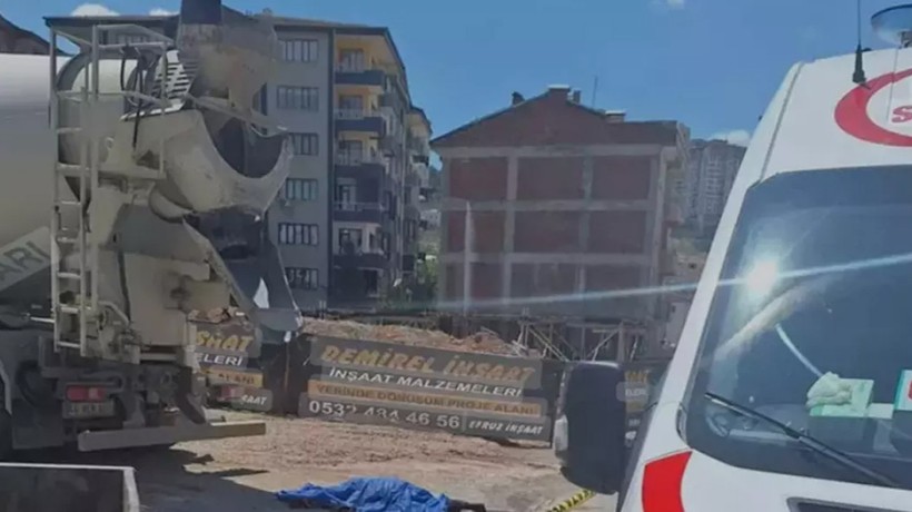 Diyarbakır'da feci ölüm... Beton mikserinin pompasına sıkıştı