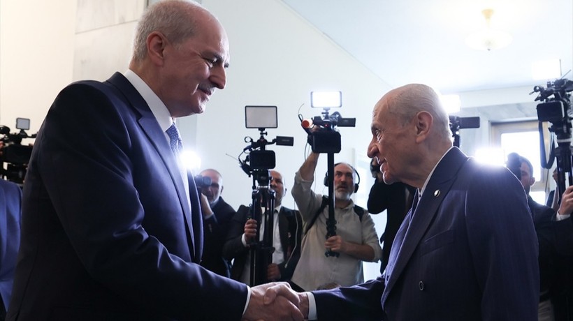 Numan Kurtulmuş'tan Devlet Bahçeli'ye ziyaret