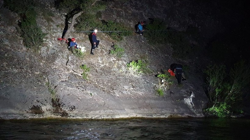 Bursa'da mahsur kalan çoban kurtarıldı