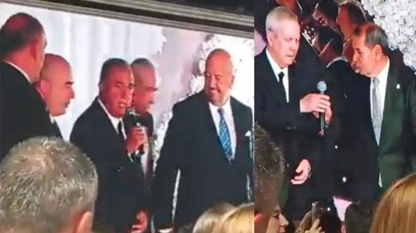 Aziz Yıldırım Dursun Özbek Fatih Terim Sinan Engin'in kızının düğününde buluştular