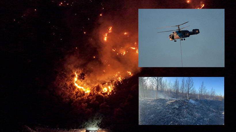 İzmir'de orman yangını | Aliağa ilçesinde başlayarak Foça'ya sıçrayan yangın kontrol altına alındı