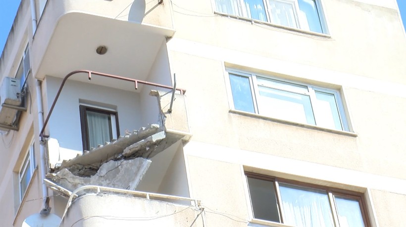 Deprem olmadan faciadan dönüldü: Maltepe’de 9 katlı binada balkon çöktü