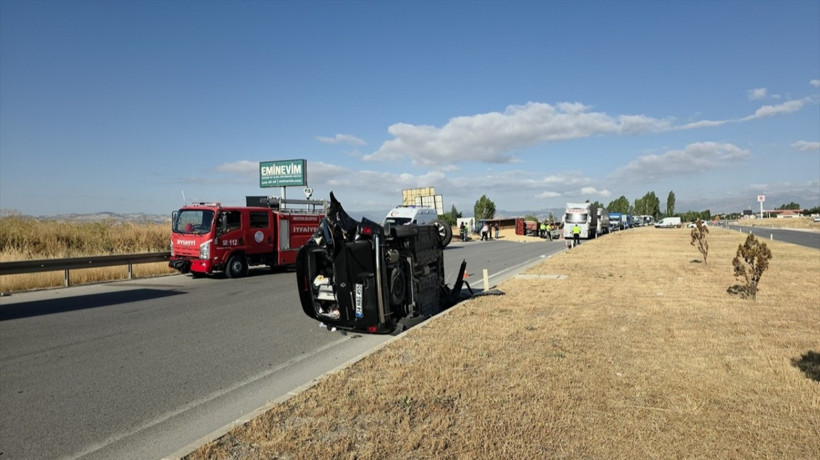 Amasya'da feci kaza: 1 ölü, 4 yaralı