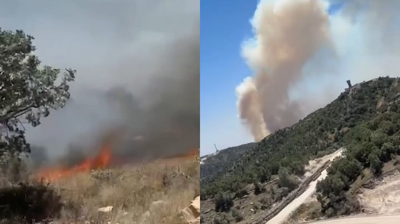 Şırnak Gabar Dağı’nda orman yangını