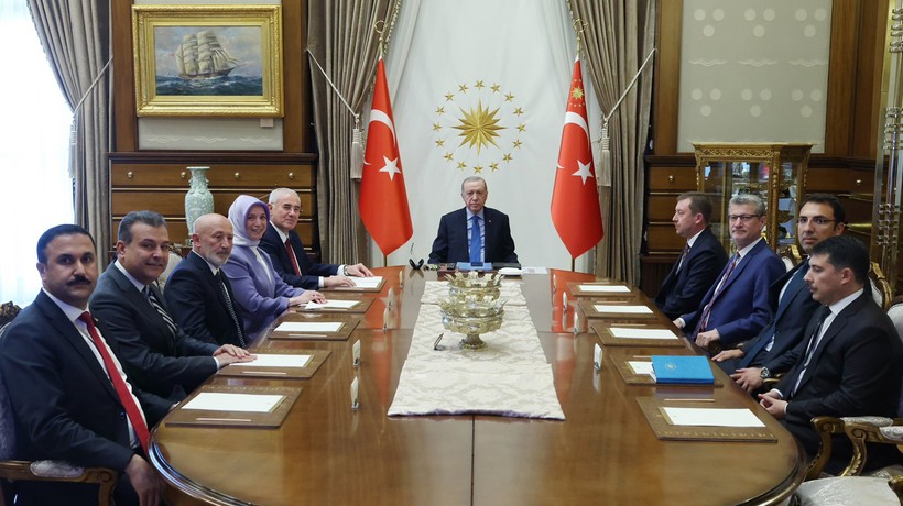 Cumhurbaşkanı Erdoğan, Kamu Başdenetçisi Akarca'yı kabul etti