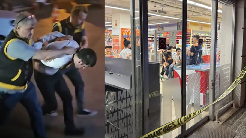 "Sen sapık mısın?" diye bağırdı ortalık karıştı! Markette 2 kişiyi vurdu