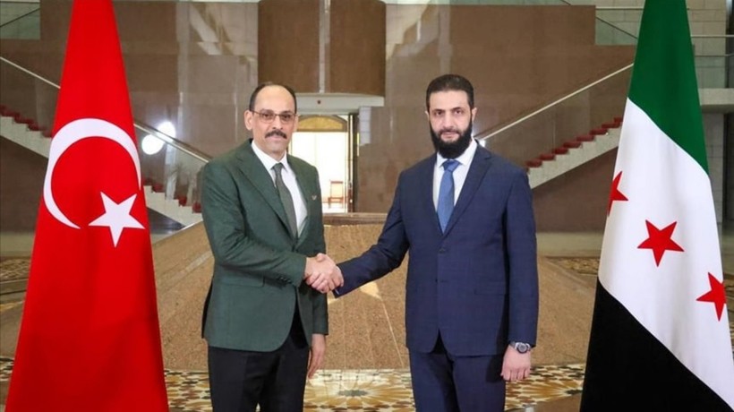 MİT Başkanı İbrahim Kalın'dan Suriye diplomasisi: Şara ile görüştü