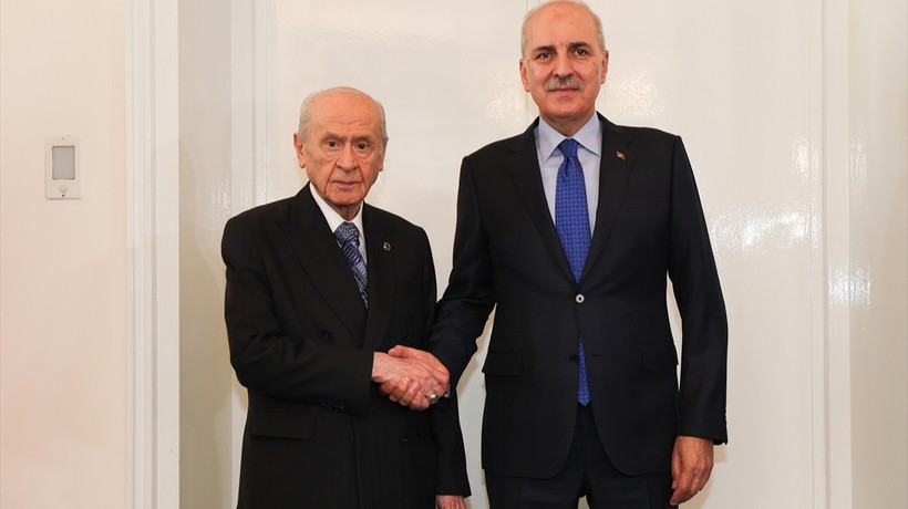 TBMM Başkanı Numan Kurtulmuş, Devlet Bahçeli ile görüştü