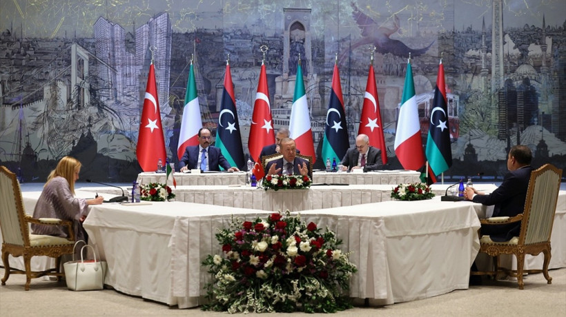 İstanbul'da tarihi zirve! Cumhurbaşkanı Erdoğan, Meloni ve Dibeybe ile görüştü