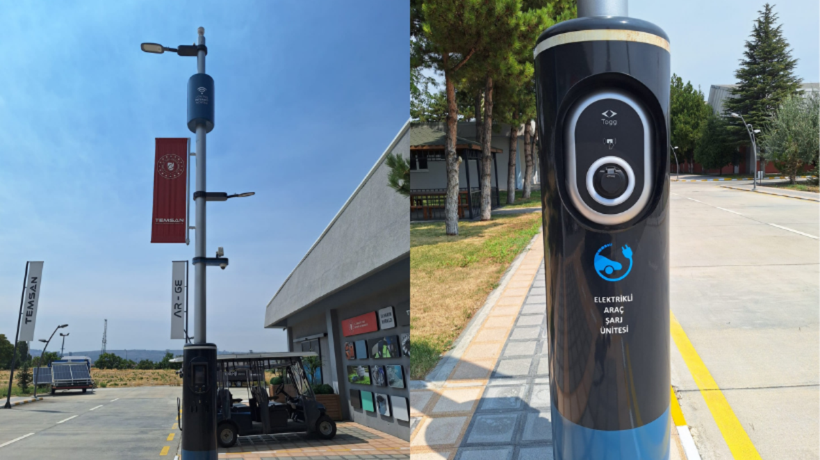 TEMSAN'dan Akıllı Sokak Aydınlatması: Ücretsiz Şarj ve Wi-Fi