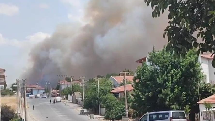 Edirne'de yangın ormana sıçradı, söndürmek için havadan ve karadan gerekli müdahale yapılıyor