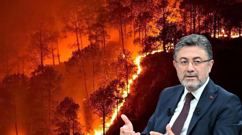 Yanan orman alanlarına otel mi yapılıyor? Bakan Yumaklı'ya soruldu