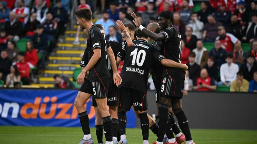 Beşiktaş St. Patrick’s’i deplasmanda 4-1 mağlup etti! Abraham'dan hat-trick