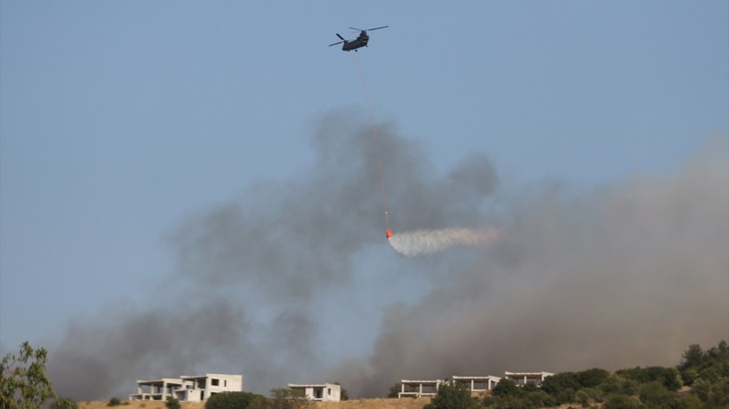 Çanakkale yangınında siyah araba içindeki 4 şüpheli gözaltına alındı
