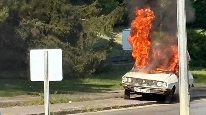 TBMM önünde 'Beyaz Toros' yakan kişi tutuklandı