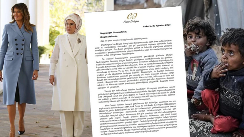 Emine Erdoğan'ın Melania Trump'a Gazze mektubu dünya basınında