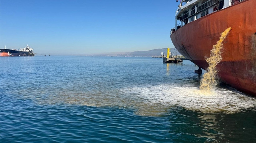 İzmit Körfezi'nde Kirli Balast Deşarjına Yasal İşlem Başlatıldı