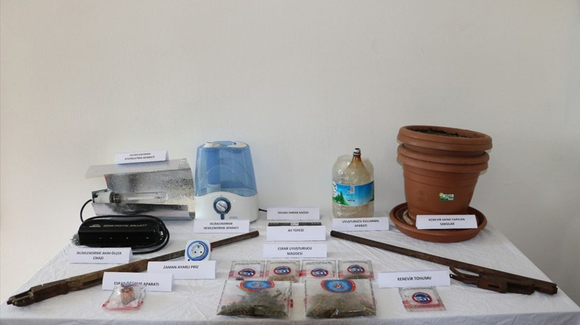 Tunceli'de Kenevir Üretimi Yapan Zanlı Yakalandı