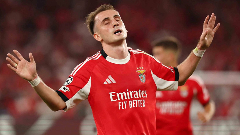 Kerem golü attı, Benfica'dan paylaşım geldi: "Türk lokumu"