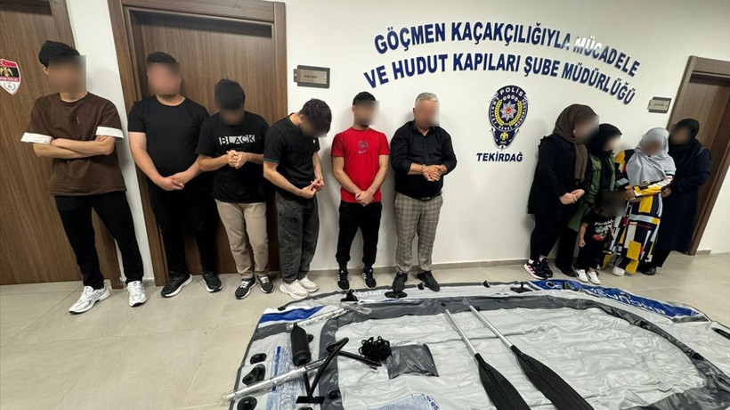 Tekirdağ'da Düzensiz Göçmen Yakalanması