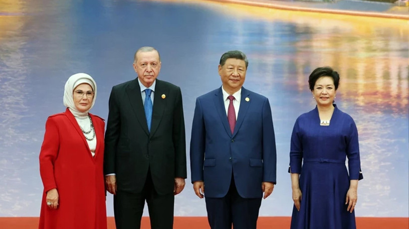 Emine Erdoğan, Çin'de lider eşleriyle yemekte bir araya geldi