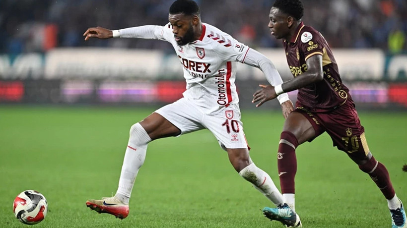 Karadeniz derbisinde galibiyet çıkmadı! Samsunspor ile Trabzonspor 1-1 berabere kaldı.